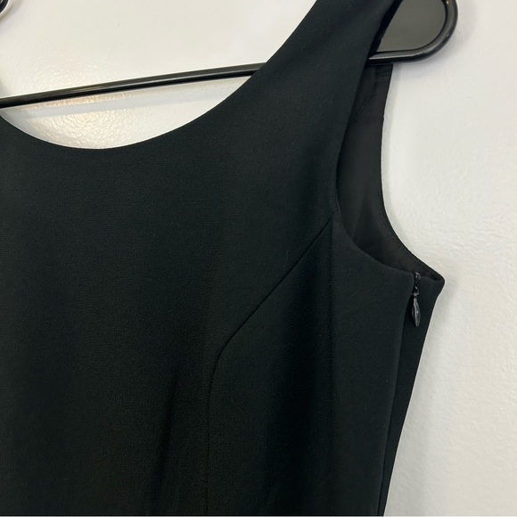 Laundry by Shelli Segal Black Sheath Formal Dress with  Rosette Open Back Size 4 - Picture 6 of 11